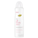 Desodorante Aerossol Raspberry & Rose Dove All Body Deo 150ml Spray