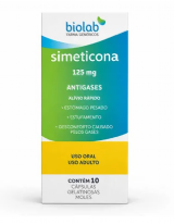 Simeticona 125mg Gen�rico Biolab 10 C�psulas