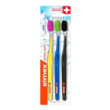 ESCOVA DENTAL ELMEX ULTRA SOFT MACIA COM 3 UNIDADES