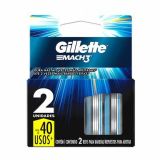 CARGA GILLETTE MACH3 2 UNIDADES