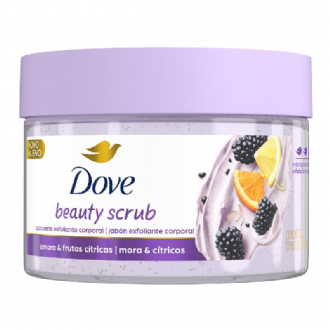 DOVE BEAUTY SCRUB ESFOLIANTE CORPORAL DE AMORA  E FRUTAS C�TRICAS 280G