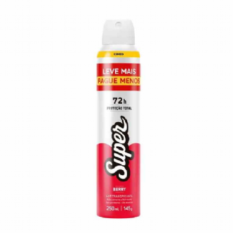 DESODORANTE SUPER CIMED BERRY 250ML LEVE MAIS PAGUE MENOS