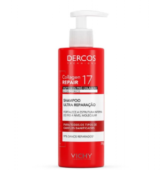 Vichy Dercos Collagen Repair 17 Shampoo Ultra Repara��o 390g
