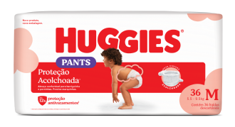 FRALDA HUGGIES ROUPINHA SUPREME CARE M COM 36 UNIDADES