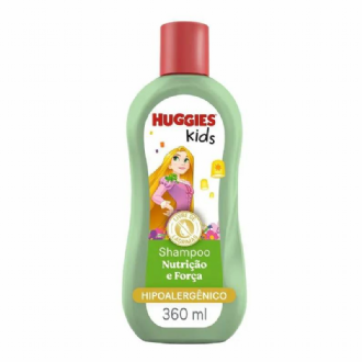 SHAMPOO HUGGIES KIDS RAPUNZEL NUTRI��O E FOR�A 360ML