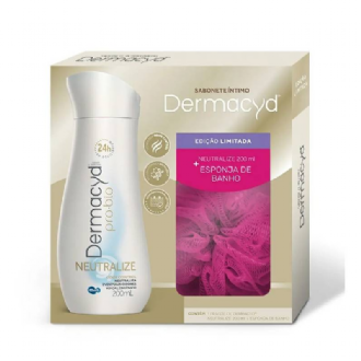 SABONETE INTIMO DERMACYD NEUTRA 200ML+ESPONJA