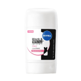 Desodorante Antitranspirante Nivea Stick Black & White Invisible Clear Peles e Roupas 72h 54g