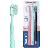 Escova Dental Oral-B Iconic Ultra Macia 3 Unidades