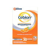 Cebion Vitamina C Para Levar Sabor Laranja 30 Comprimidos Mastig�veis