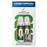 Kit Rexona Antitranspirante Aerosol Bamboo 150ml 2 Unidades + 2 Pacotes de Figurinhas Edi��o Limitada FIFA