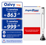 Ozivy Semaglutida 1mg Solu��o Injet�vel 3ml + 1 Caneta Aplicadora com 4 Agulhas