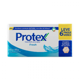 Sabonete Em Barra Protex Fresh 6 Unidades De 85g Cada