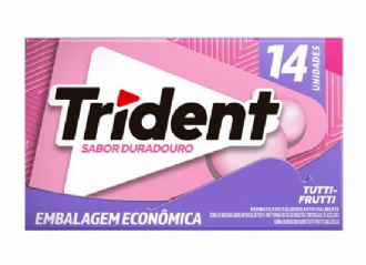 Goma de Mascar Trident Tutti Frutti 25,2g
