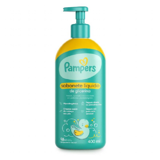 SABONETE LQUIDO PAMPERS PARA O CORPO DE GLICERINA 400ML