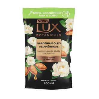 SABONETE L�QUIDO LUX BOTANICALS GARD�NIA E �LEO DE AM�NDOAS REFIL 200ML