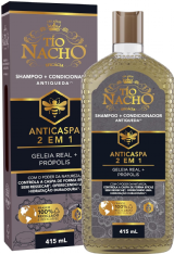 Shampoo Tio Nacho Anticaspa 2 Em 1 415ml