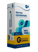 DIPIRONA MONOIDRATADA GN EMS 1GR 10 COMPRIMIDOS