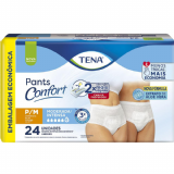 Roupa �ntima Descart�vel Tena Pants Confort P/M 24 Unidades Embalagem Econ�mica