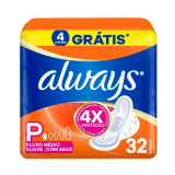 ABSORVENTE ALWAYS SUPER PROTEO SUAVE COM ABAS 32U