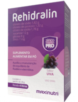 Rehidralin Solu��o de Reidrata��o Sabor Uva 4 Envelopes 28g