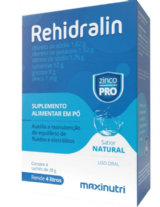 Rehidralin Solu��o de Reidrata��o Sabor Natural 4 Envelopes 28g