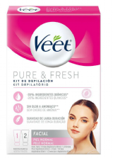 Kit de Depila��o Facial Veet Pure & Fresh Creme 50ml + Creme P�s-Depilat�rio 50ml