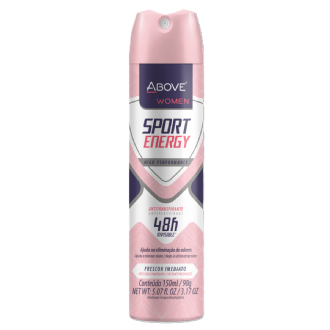 DESODORANTE ABOVE AEROSOL SPORT ENERGY WOMEN 90G
