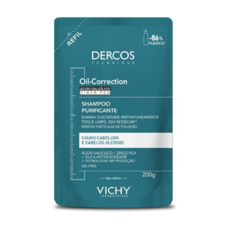 SHAMPOO DERCOS OIL-CORRECTION VICHY REFIL  200G