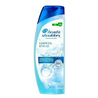 SHAMPOO HEAD & SHOULDERS LIMPEZA EFICAZ 200ML