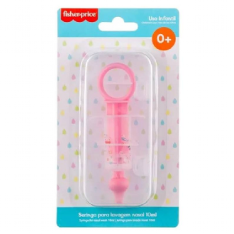 SERINGA PARA LAVAGEM NASAL INFANTIL FISHER PRICE COELHO ROSA