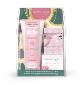 Kit Giovanna Baby Classic Lo��o Hidratante Desodorante 200ml + Deo Col�nia 20ml + Sabonete em Barra 90g