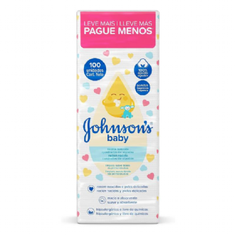 Quadrados de Algod�o Rec�m-Nascido JOHNSON�S� baby 100 unidades