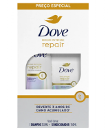 KIT SHAMPOO DOVE 350ML + CONDICIONADOR 150ML BOND INTENSE REPAIR
