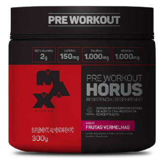 PRE WORKOUT HORUSFRUTAS VERMELHAS MAX TITANIUM 300G
