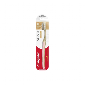 ESCOVA DENTAL COLGATE SLIM SOFT GOLD ULTRA SUAVE 1UN