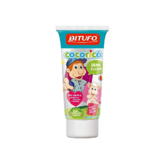 GEL DENTAL BITUFO COCORICO TUTTI-FRUTTI SEM FLUOR 90G