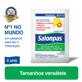 SALONPAS ADESIVO PEQUENO 4 UNIDADES