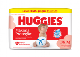 FRALDA HUGGIES SUPREME CARE M COM 66 UNIDADES
