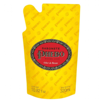 SABONETE LQUIDO PHEBO TRADICIONAL ODOR DE ROSAS REFIL 320ML