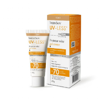PROTETOR SOLAR FACIAL THERASKIN UV LESS FPS70 TOM 1 40GR