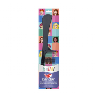 PENTE CABELO CONDOR BELLE PRETO 1UN