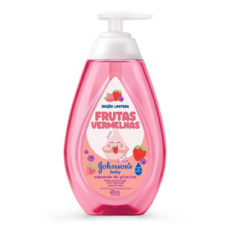 Sabonete L�quido de Glicerina Frutas Vermelhas Johnsons Baby 400ml