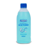 REMOVEDOR DE ESMALTE A BASE DE ACETONA FARMAX  500ML