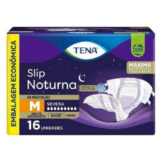 FRALDA GERI�TRICA TENA SLIP NOTURNA M 16UN