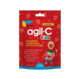 AGIL C KIDS MORANGO 25 GOMAS