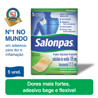 SALONPAS PAIN RELIEF PATCH 5 UNIDADES