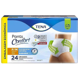 FRALDA GERIATRICA TENA PANTS CONFORT P/M 24 UN