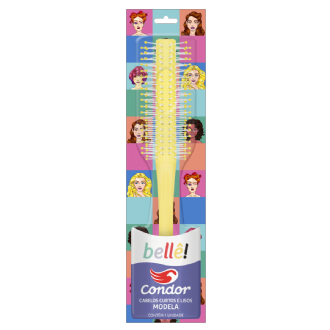 ESCOVA DE CABELO CONDOR BELLE REDONDA 1UN