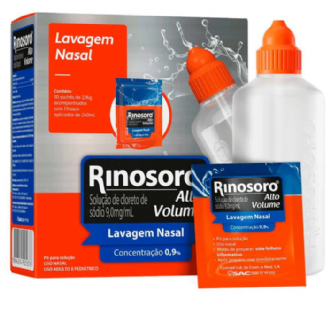 RINOSORO AD ALTO VOLUME 30 SACHES +FRASCO 250ML