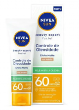 PROTETOR SOLAR NIVEA CONTROLE DE OLEOSIDADE COM COR M�DIA FPS60 SUN BEAUTY EXPERT 50G